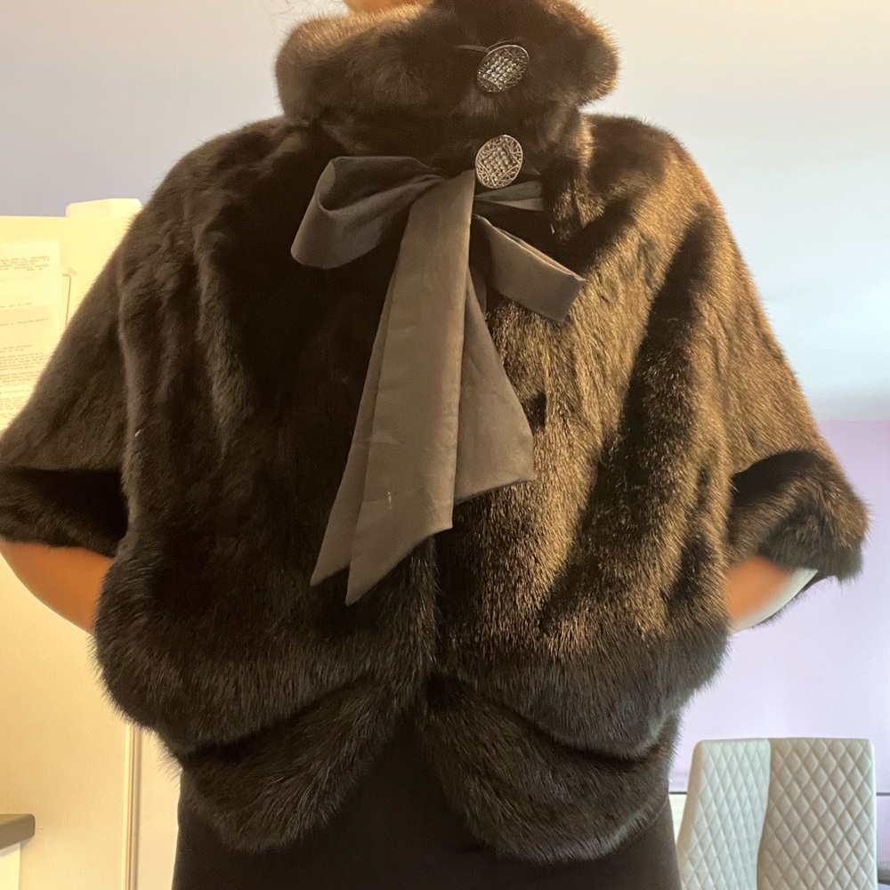Mink jacket cape - Picture 5 of 5